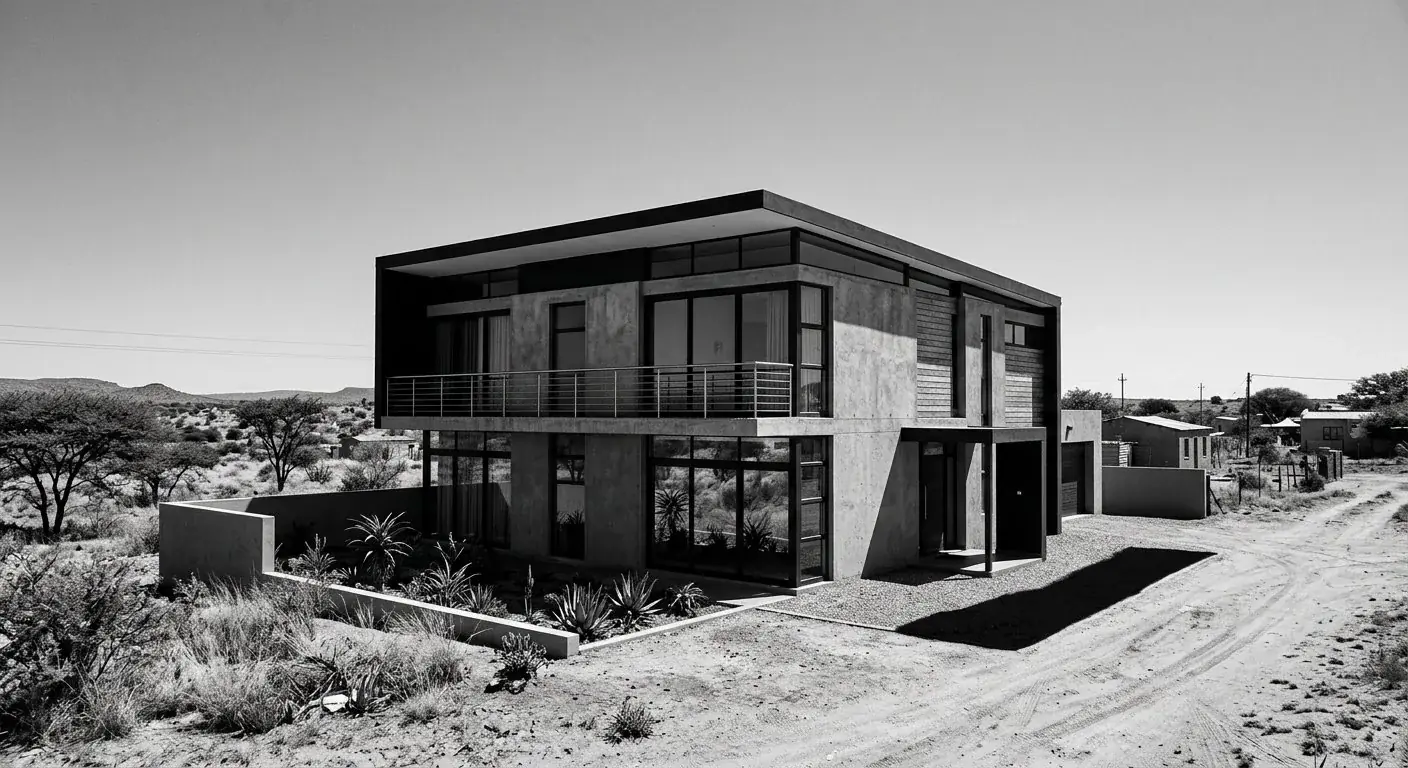 A modern desert house in Namibia, one of the properties under OCI management